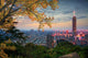 Taipei Taiwan Evening Skyline Wall Decal