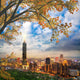 Taipei Taiwan Evening Skyline