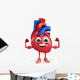 Heart Character with Bodybuilding