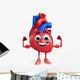 Heart Character with Bodybuilding