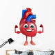 Heart Character with Bodybuilding