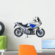 Motorcycle isolated on white Wall Decal