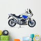 Motorcycle isolated on white Wall Decal