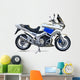 Motorcycle isolated on white Wall Decal