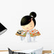 sushi girl Wall Mural