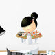 sushi girl Wall Mural