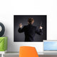 Man Conducting Orchestra Wall Decal