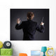 Man Conducting Orchestra Wall Decal