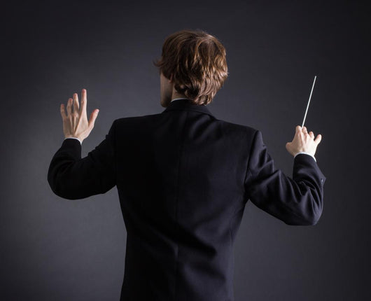 Man Conducting Orchestra Wall Decal