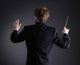 Man Conducting Orchestra Wall Decal