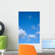 Blue sky white clouds Wall Mural