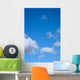Blue sky white clouds Wall Mural