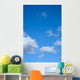Blue sky white clouds Wall Mural