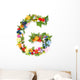 Flower Arrangement Letter G Wall Decal