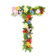 Flower Arrangement Letter T Wall Decal