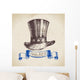 4th of July vintage background. Independence Day of America Wall Mural