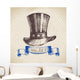 4th of July vintage background. Independence Day of America Wall Mural