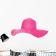 Summer beach hat Wall Decal