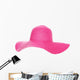 Summer beach hat Wall Decal