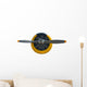 Vintage Radial Engine Prop Isolated on White Wall Decal
