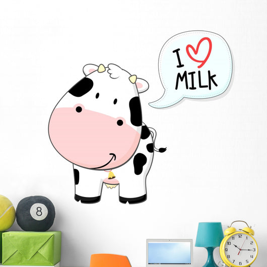 Cute Cow Sticker Set Cow Stickers Cute Decal Cut 