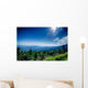 A wide view of the Great Smoky Mountains from the top of Clingma Wall Mural
