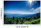A wide view of the Great Smoky Mountains from the top of Clingma Wall Mural