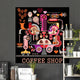 Coffee Shop Wall Mural