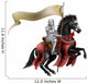 Knight on horse with flag Wall Decal