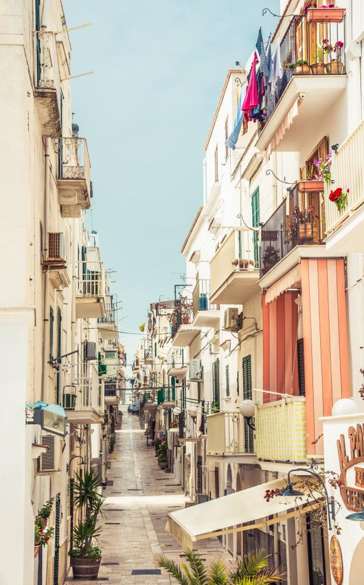 Vieste Town Typical Narrow