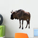 Blue Wild Wildebeest Wall Decal