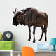 Blue Wild Wildebeest Wall Decal