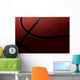 the ball to the basketball Wall Mural