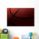 the ball to the basketball Wall Mural
