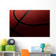 the ball to the basketball Wall Mural
