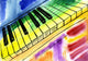 Watercolor Drawing Piano