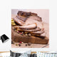 Hot smoked pork belly with peppers Wall Mural