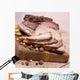 Hot smoked pork belly with peppers Wall Mural