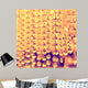 Vintage crystal lamp details Wall Mural