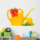 Watering Can Veggie Gardening Wall Decal