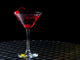 Glass with Red Cocktail