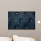 White Bottoned Blue Leather