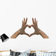 Heart Shape Hands Wall Decal