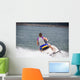 Young Woman Piloting Personal Wall Decal