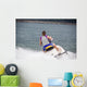 Young Woman Piloting Personal Wall Decal