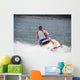 Young Woman Piloting Personal Wall Decal