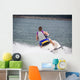 Young Woman Piloting Personal Wall Decal