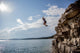 Cliff Jumping Wall Decal