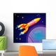 Rocket Space Ship Wall Mural