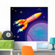 Rocket Space Ship Wall Mural